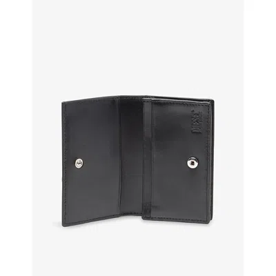 Diesel Womens T8013 1dr Leather Card Holder In Black