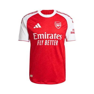 Pre-owned Adidas Originals Adidas Arsenal 25/26 Home Authentic Jersey 'better Scarlet/white' | Red | Men's Size M