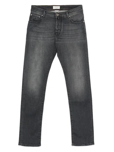 Jacob Cohen `nick` 5-pocket Slim Fit Pants In Black