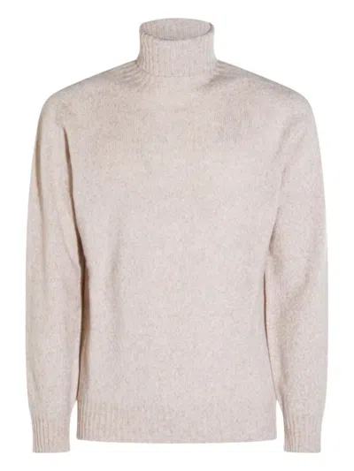 Altea Long Sleeve Turtle-neck Sweater In Neutral