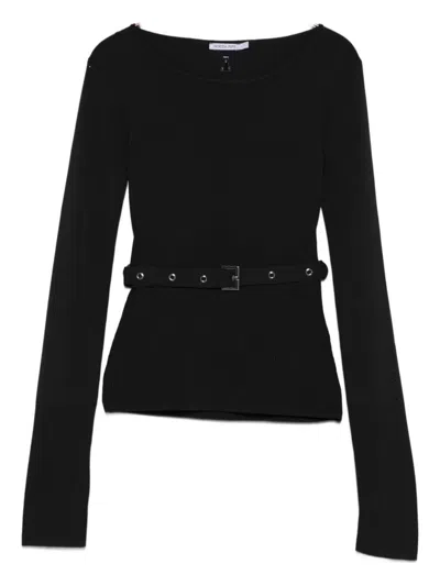 Patrizia Pepe Sweater In Black