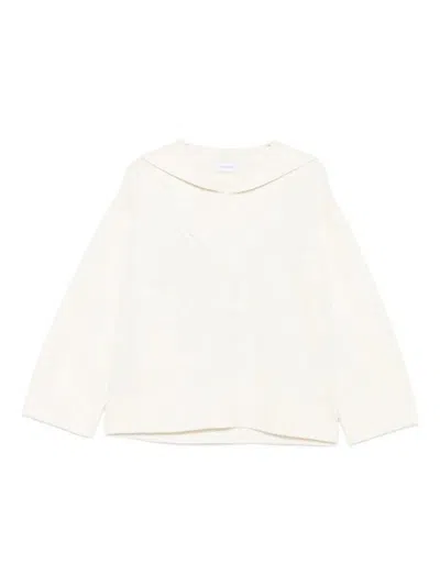 Malo Sailor-neck Cashmere Sweater In Neutral