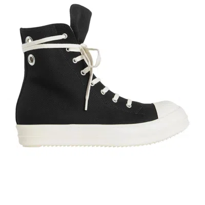 Pre-owned Rick Owens Concordians Drkshdw Overdyed Denim High 'black Milk' | Men's Size 41