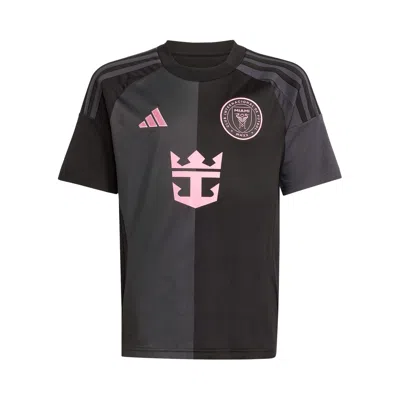 Pre-owned Adidas Originals Adidas Inter Miami Cf 25/26 Messi Away Jersey 'black' | Kid's Size S