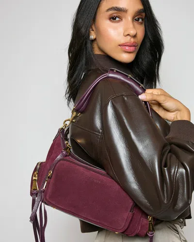 Aimee Kestenberg Away We Go Convertible Leather Shoulder Bag In Brown