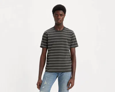 Levi's Striped Essential T-shirt In Gray
