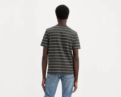 Levi's Striped Essential T-shirt In Gray