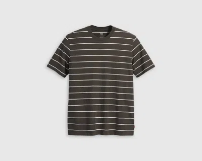 Levi's Striped Essential T-shirt In Gray