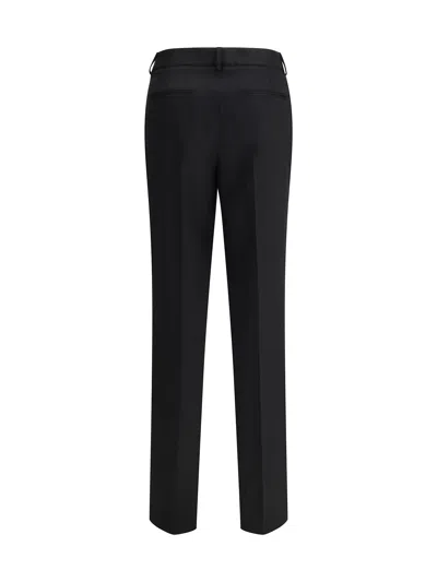 Lardini Straight Tailored Pants In Black
