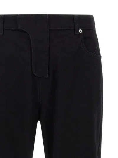 Balmain Vintage Black Denim Pants With Classic Five-pocket Design