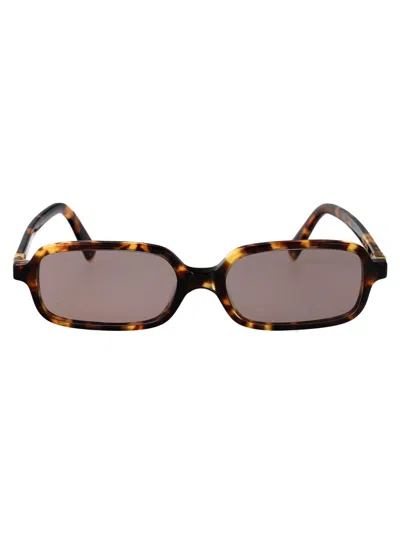 Miu Miu Havana Miele Acetate Sunglasses In Brown