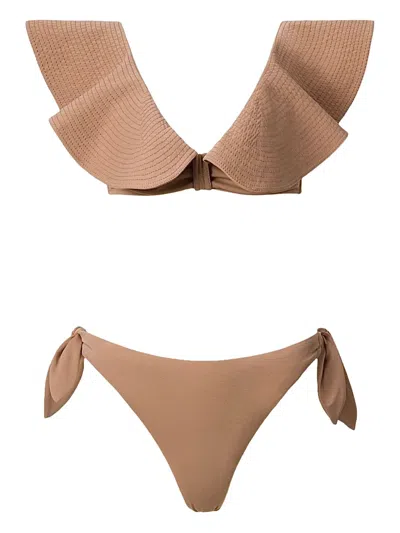 MARINA 荷叶边比基尼套装