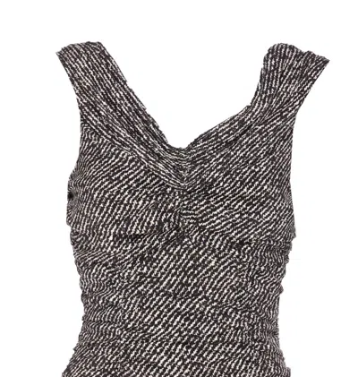 Dolce & Gabbana Dolce&gabbana Women Silk Dress In Gray