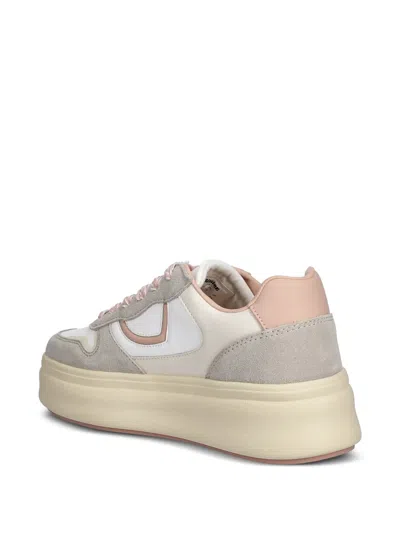 厚底皮质运动鞋