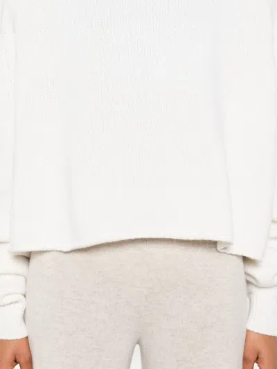 Lisa Yang Turtleneck Cropped Sweater In Neutral