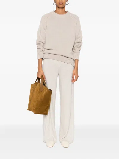 Lisa Yang Mable Cashmere Crewneck Sweater In Neutral