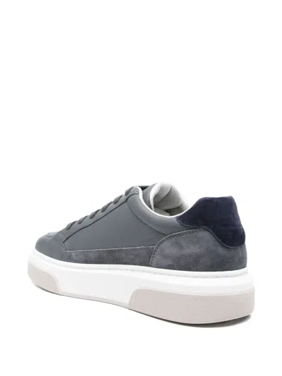 Ferragamo Gancini Low-top Sneaker In Gray
