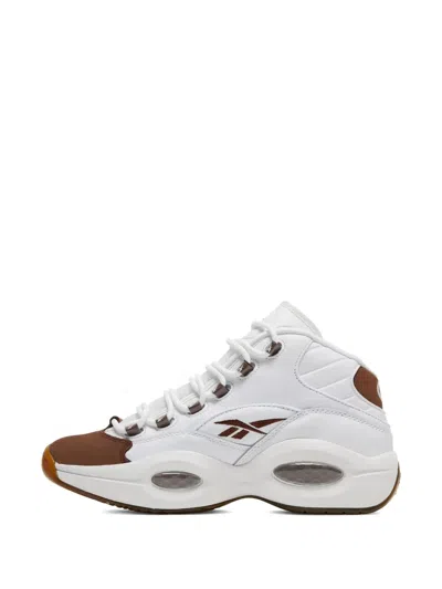 Reebok Question Mid "mocha Toe" Trainers In White