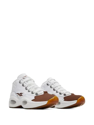 Reebok Question Mid "mocha Toe" Trainers In White