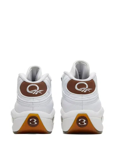 Reebok Question Mid "mocha Toe" Trainers In White