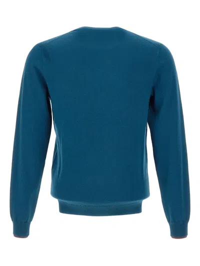 Sun 68 Crew-neck Sweater In Blue