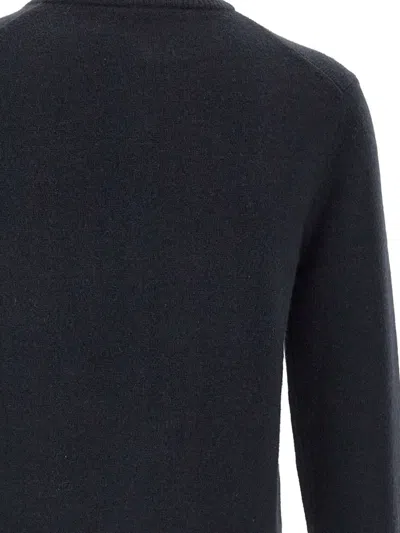 拉链领式罗纹毛衣