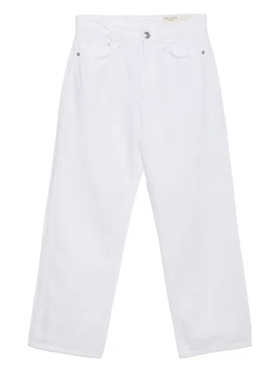 Rag & Bone Featherweight Logan Jeans Optic Whit In White