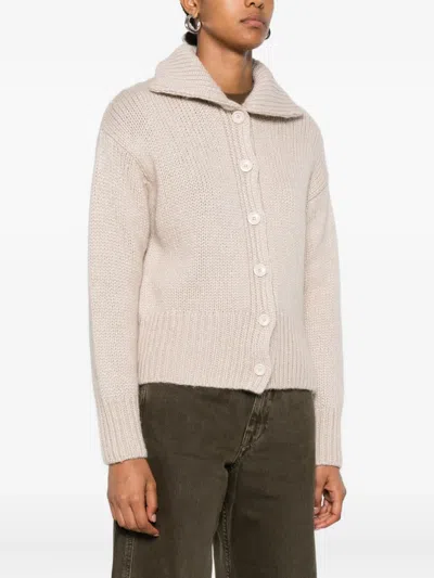 Herno Button-front Collared Cardigan In Neutral