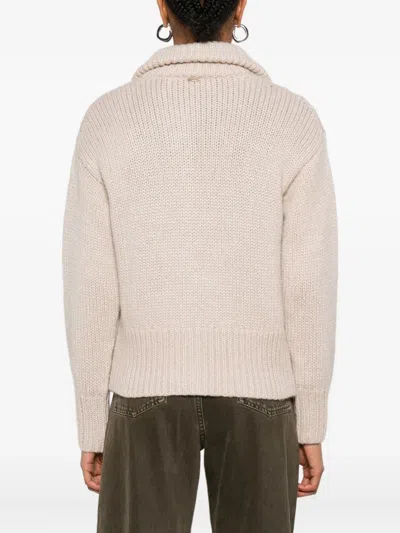 Herno Button-front Collared Cardigan In Neutral