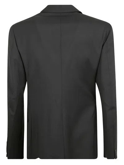 Prada Lapel Suit Jacket In Black