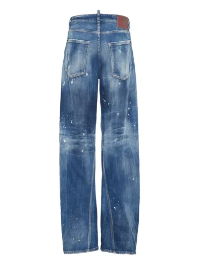 Dsquared2 Distressed-effect Jeans In Blue