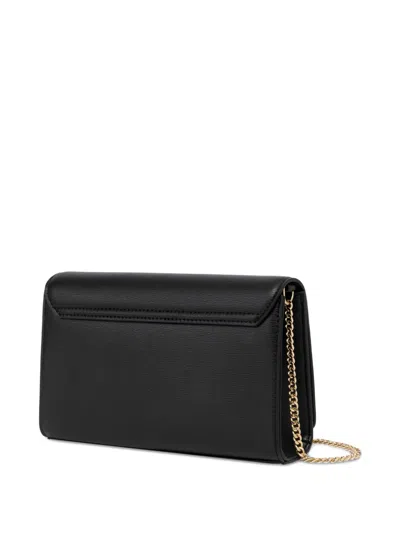 Love Moschino Decorated Shoulder Bag In Black