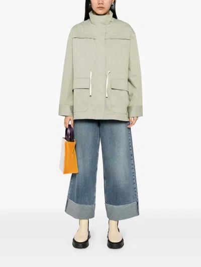 Maison Kitsuné Safari Jacket In Green