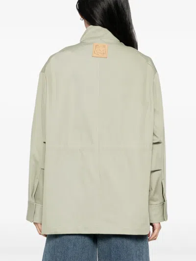Maison Kitsuné Safari Jacket In Green