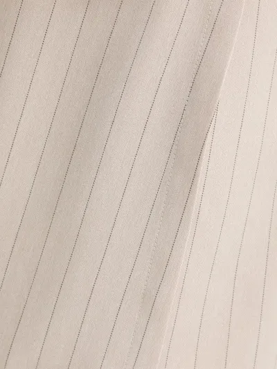 Bruuns Bazaar Pinstripe Tailored Shorts In Neutral