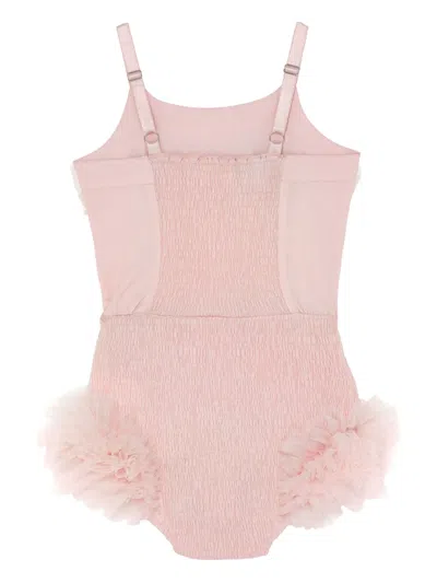 Tutu Du Monde Sequin-embellished Ruffled Jumpsuit In Pink