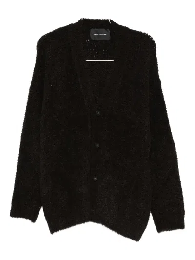 Tagliatore Kielder Knitwear In Brown Wool In Black