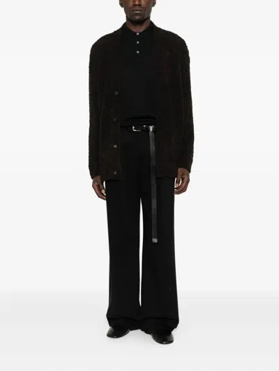 Tagliatore Kielder Knitwear In Brown Wool In Black