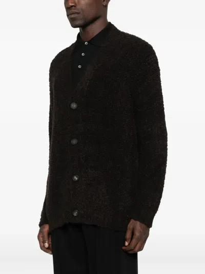 Tagliatore Kielder Knitwear In Brown Wool In Black