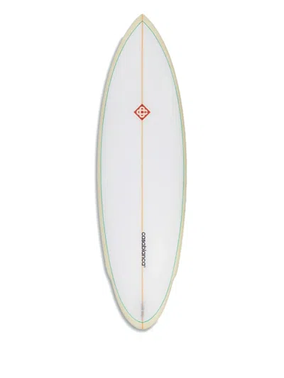 Casablanca Geometric-pattern Surfboard (178.2cm X 53cm) In Green