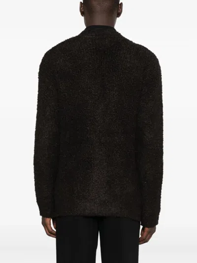 Tagliatore Kielder Knitwear In Brown Wool In Black