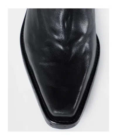 Ann Demeulemeester Larisa Pointy Ankle Boots In Black