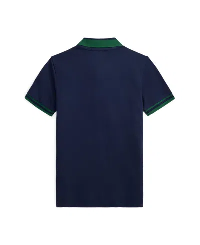 Polo Ralph Lauren Polo Bear Cotton Polo Shirt In Blue