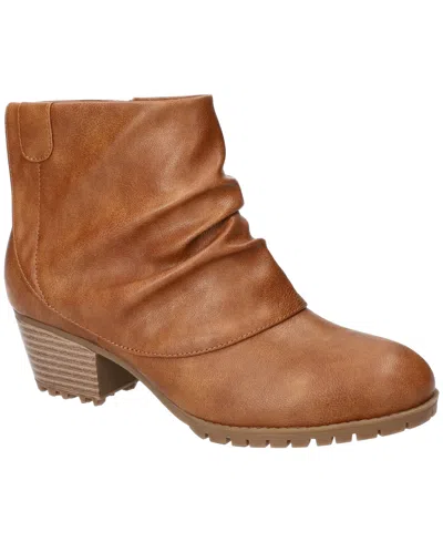 Easy Street Women's Ambrose Zipper Ankle Boots In Brown