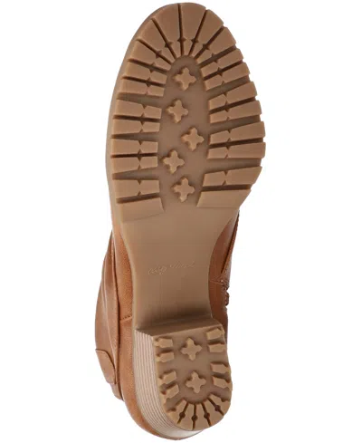 Easy Street Women's Ambrose Zipper Ankle Boots In Brown