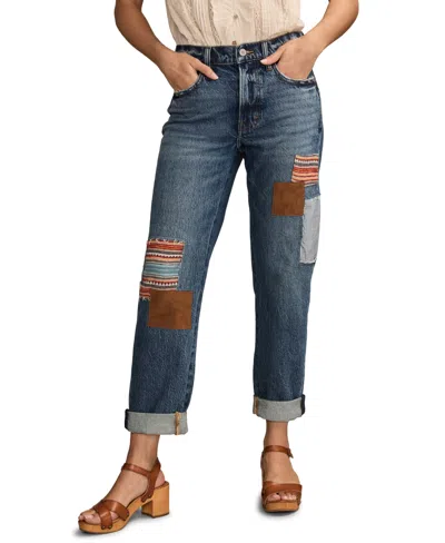 Lucky Brand Women's Legend Mid Rise Mr. Boy Jeans In Multi