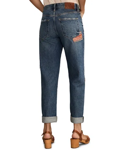 Lucky Brand Women's Legend Mid Rise Mr. Boy Jeans In Multi