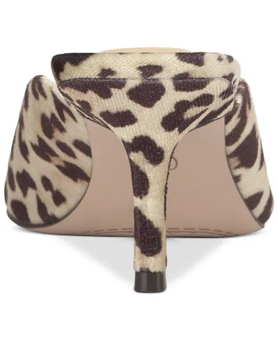 Jessica Simpson Women's Belvaen Mid-heel Mule Pumps In Animal Print