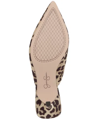 Jessica Simpson Women's Belvaen Mid-heel Mule Pumps In Animal Print