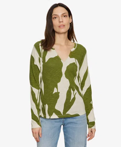 Sanctuary Women's Perfect Notch Long-sleeve Top In Green